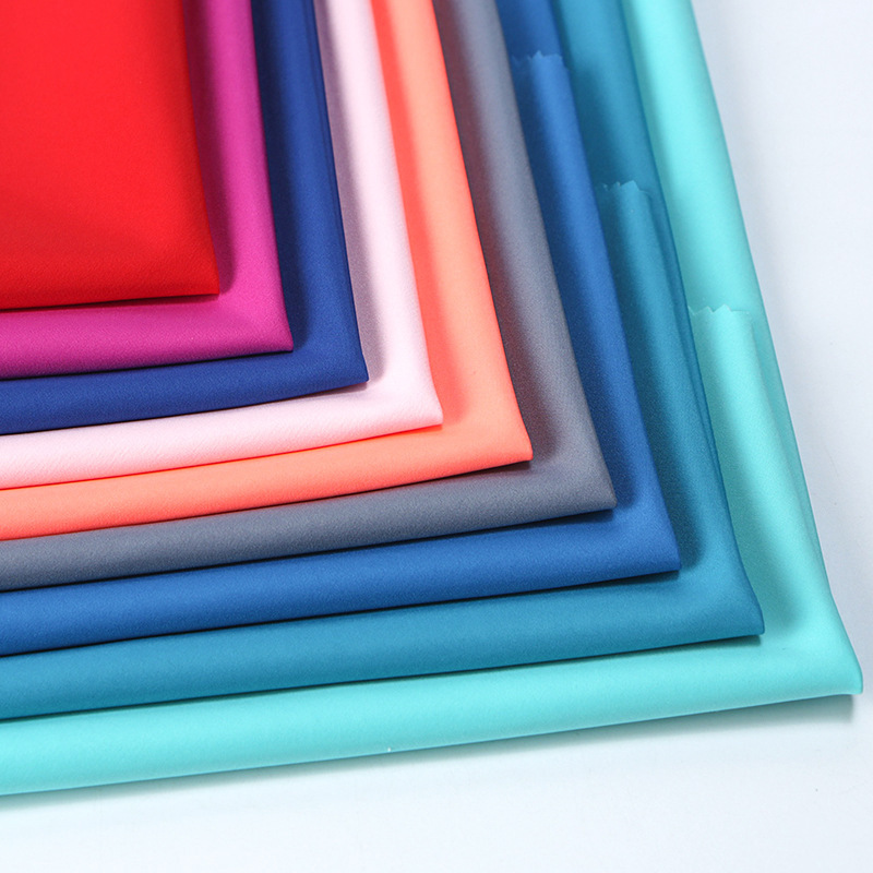 210T240t Polyester Vernal Dyed Printed Ground Cloth Four Sides Elastic 50D High Elastic Coating Composite Film