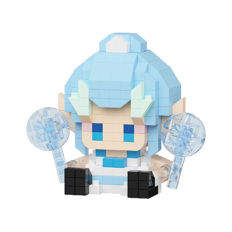 Cross-border national trend Nezha doll Guardian Beast Aobing cartoon assembly building blocks toy ornaments, one-piece consignment wholesale national trend Item Picture