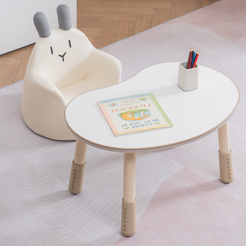 Children's Peanut Table Infant Early Education Learning Table Kindergarten Baby Reading Desk Can Be Raised And Lowered Korean Pea Table details Picture