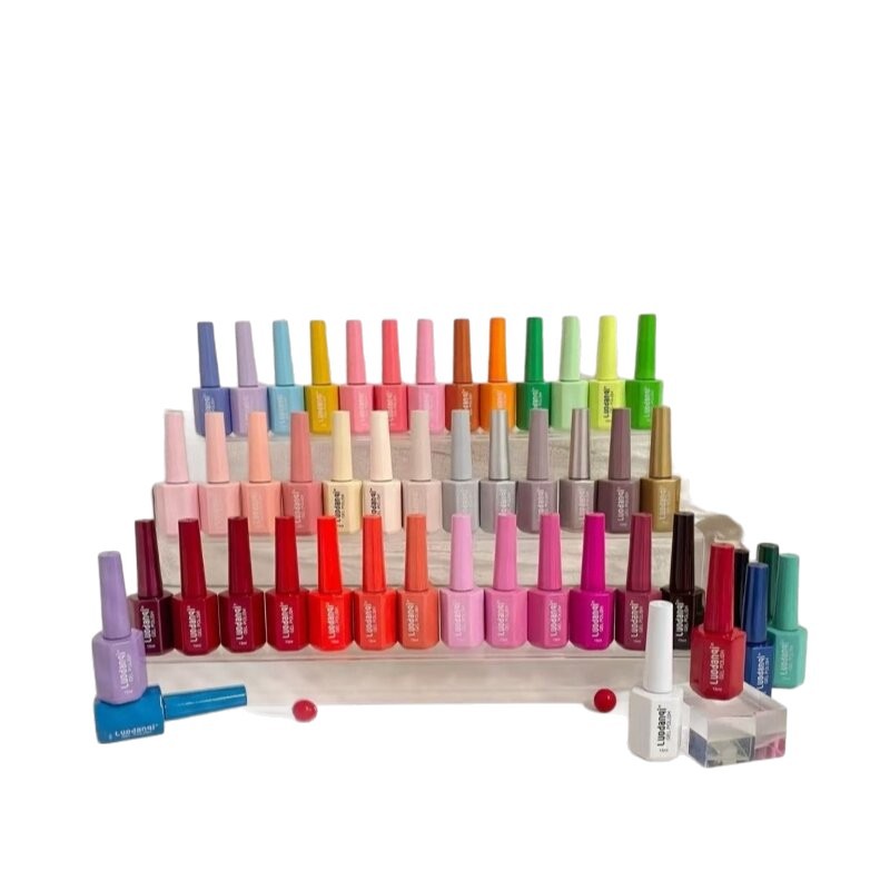 Cross-border bestseller 48-color bottle nail polish glue, nail art phototherapy glue, special nail polish glue set for nail shops Item Picture