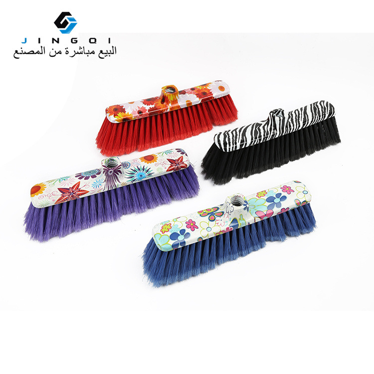 出口外贸批发/印花扫把头/塑料水转印白底实物图