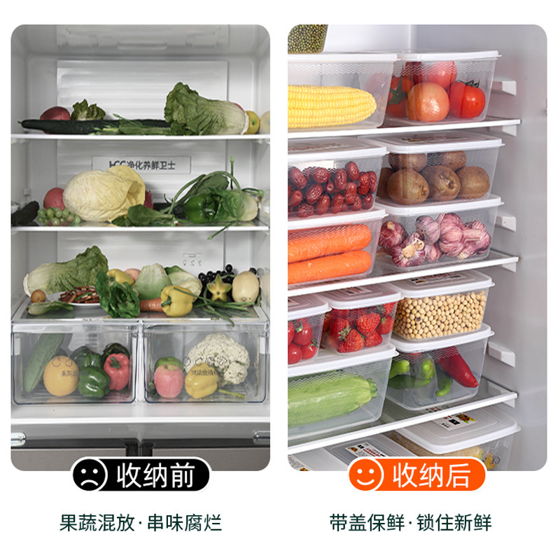 透明保鲜盒/冰箱收纳盒食品级/鸡蛋架/厨卫置物/鸡蛋收纳盒产品图