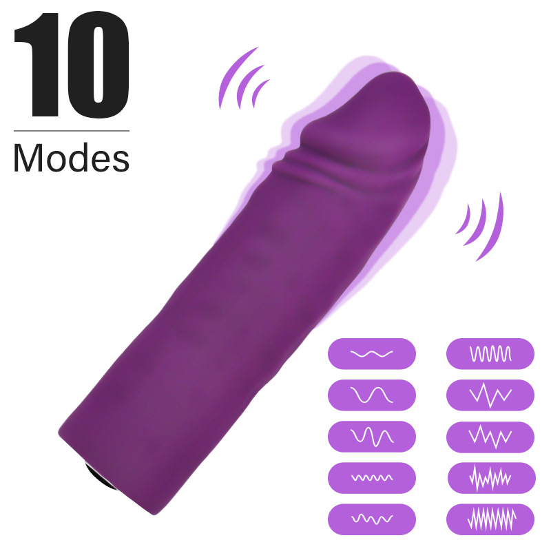 Vibrating rod, small simulation device, female masturbation device, vibrating sex toy full figure