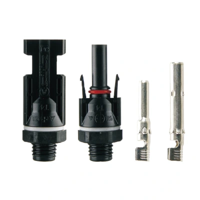 Mc4 Photovoltaic Connector Solar Component Waterproof Connector Ip67 Connector Ppo Male/Female Connector Quick Plug