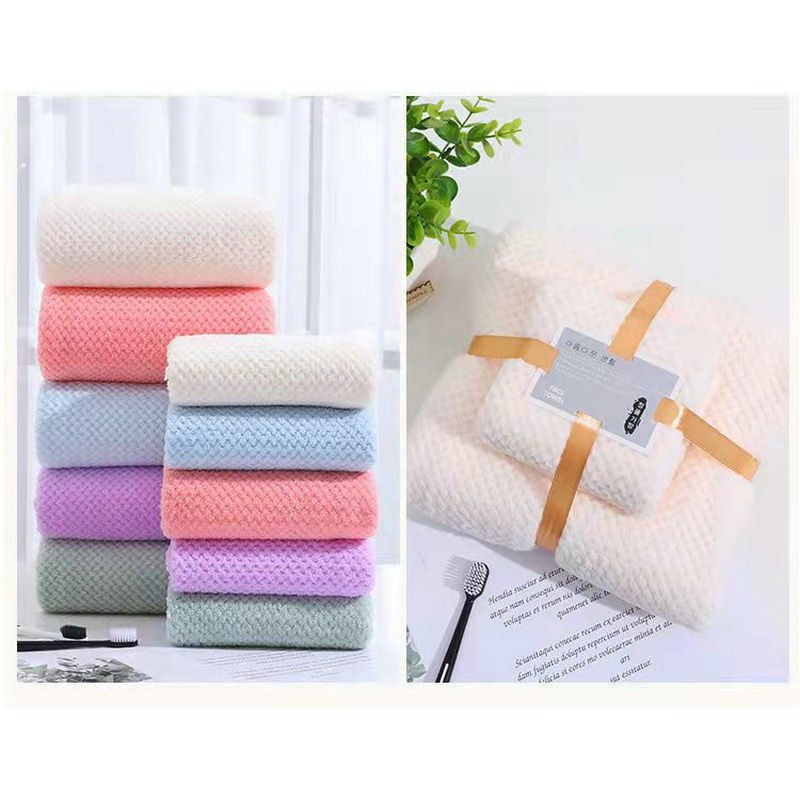 【LOVELY HOME】【 Hold Jia 】 Coral velvet towel bath towel Japanese set pineapple lattice household towel towel wholesale hotel gift beach towel Application Scenario
