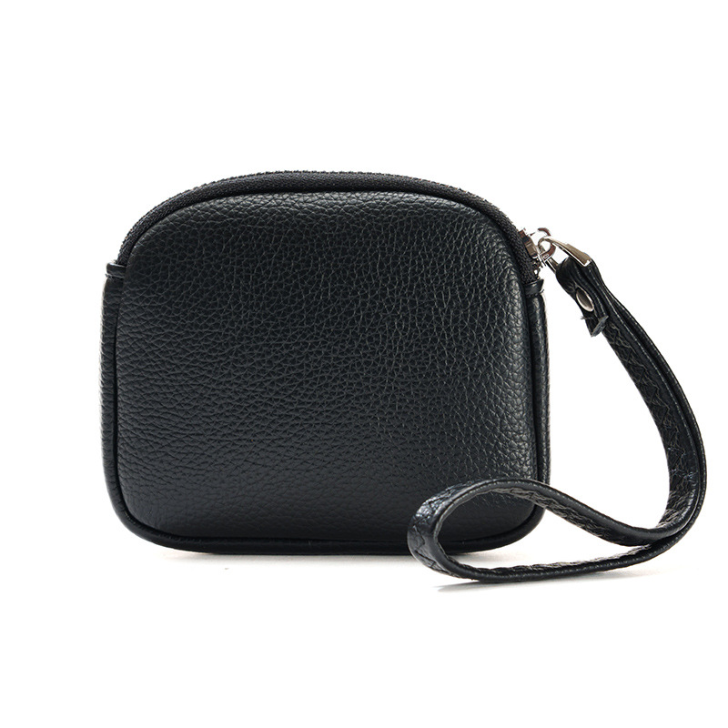 Wholesale Of 2024 New Women's Coin Purse, Short Solid-Color Wallet, Simple Wrist Bag, Cross-Border Best-Selling Hand-Held Bag Specification drawing