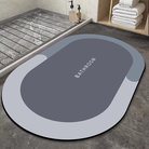 地垫软硅藻泥垫卫生间门口地垫浴室防滑地毯家用速干吸水垫子厂家