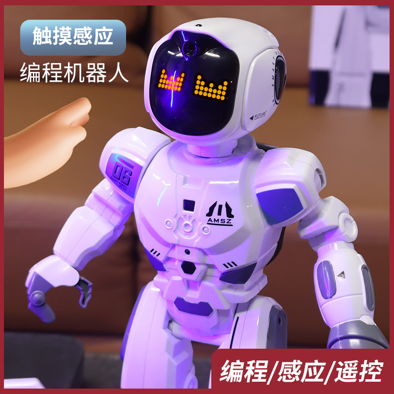 Leneng K30 intelligent programming robot, high-tech multi-functional induction early education machine, children's interactive toy wholesale details Picture