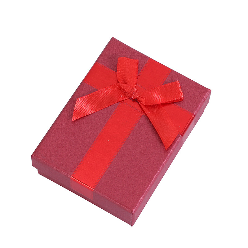 Jewelry box, bow accessory box, jewelry packaging box, necklace box, earrings ring box, jewelry and jewelry box packaging box Item Picture