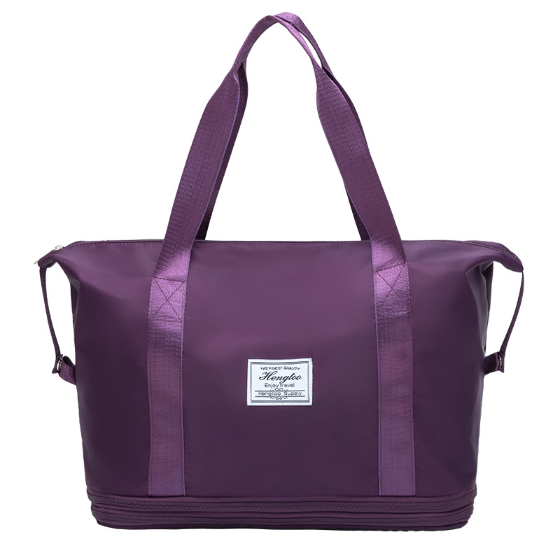 Double Expansion Large Capacity Student Travel Bag Maternity Mommy Bag Portable Folding Dry And Wet Separation Travel Bag Female details Picture