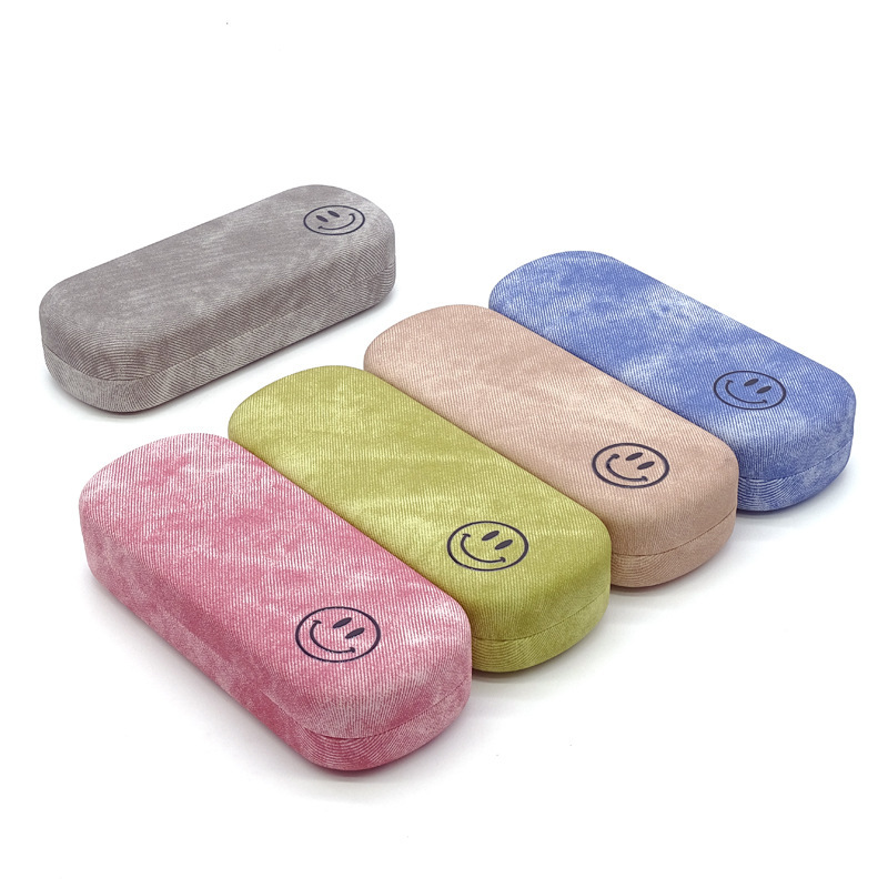 新款简约眼镜盒笑脸近视眼镜盒ins小清新眼镜盒防压墨镜收纳盒详情图5