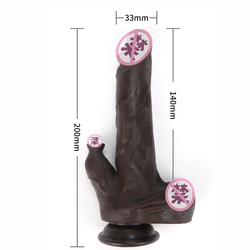 Tongue add ultra simulation wireless remote control heating expansion swing female masturbation vibrating sex toys Specification drawing
