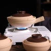 Youdaoplaceholder0 old-fashioned unglazed household gas handle small dry pot, high-temperature resistant charcoal stove pot Application Scenario