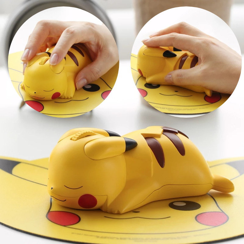 Korea authentic Pikachu USB wireless mouse Pokmon wireless Bluetooth mouse wholesale mouse BOKEMON