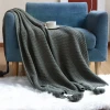 Sofa cover blanket, knitted blanket, office air conditioner nap blanket, shawl blanket, leisure blanket, bed cover blanket, small blanket wholesale Specification image