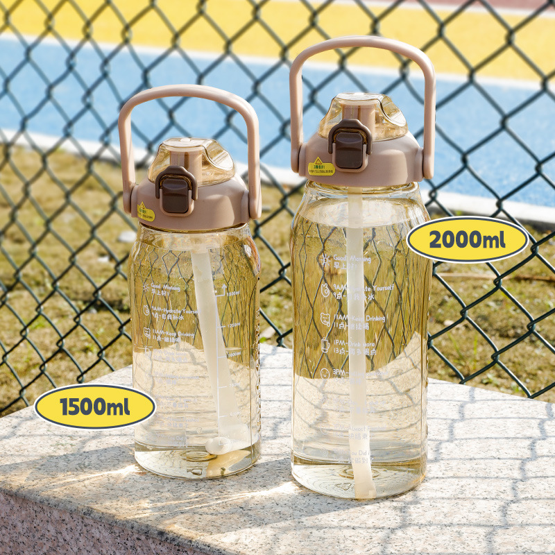 Lovers Cup Summer Outdoor Fitness Large Capacity Sports Kettle Military Training Running Portable Anti-Fall Graduated Water Bottle Specification drawing