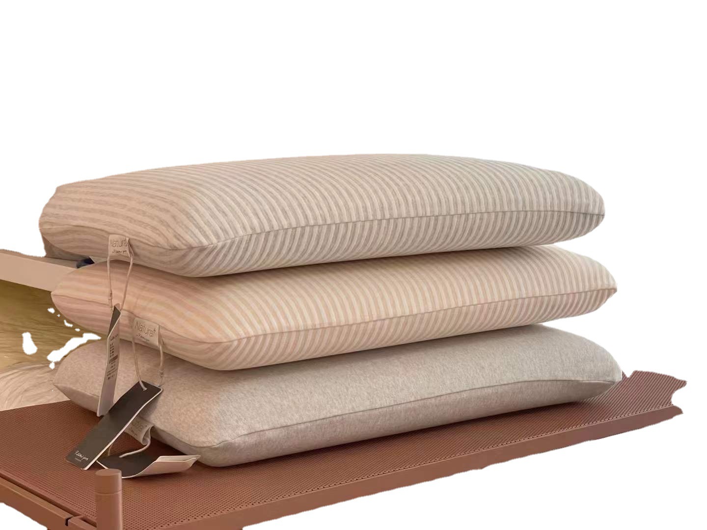 Wholesale of all-cotton knitted sleep pillows, women's neck protectors, rebound soft pillows, middle pillows, low pillows and adult memory pillows Item Picture