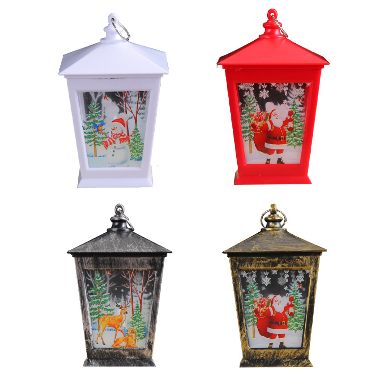 Christmas House Wind Light Cute Girl Christmas Night Light Portable Atmosphere Light Table Decoration Wholesale Item Picture