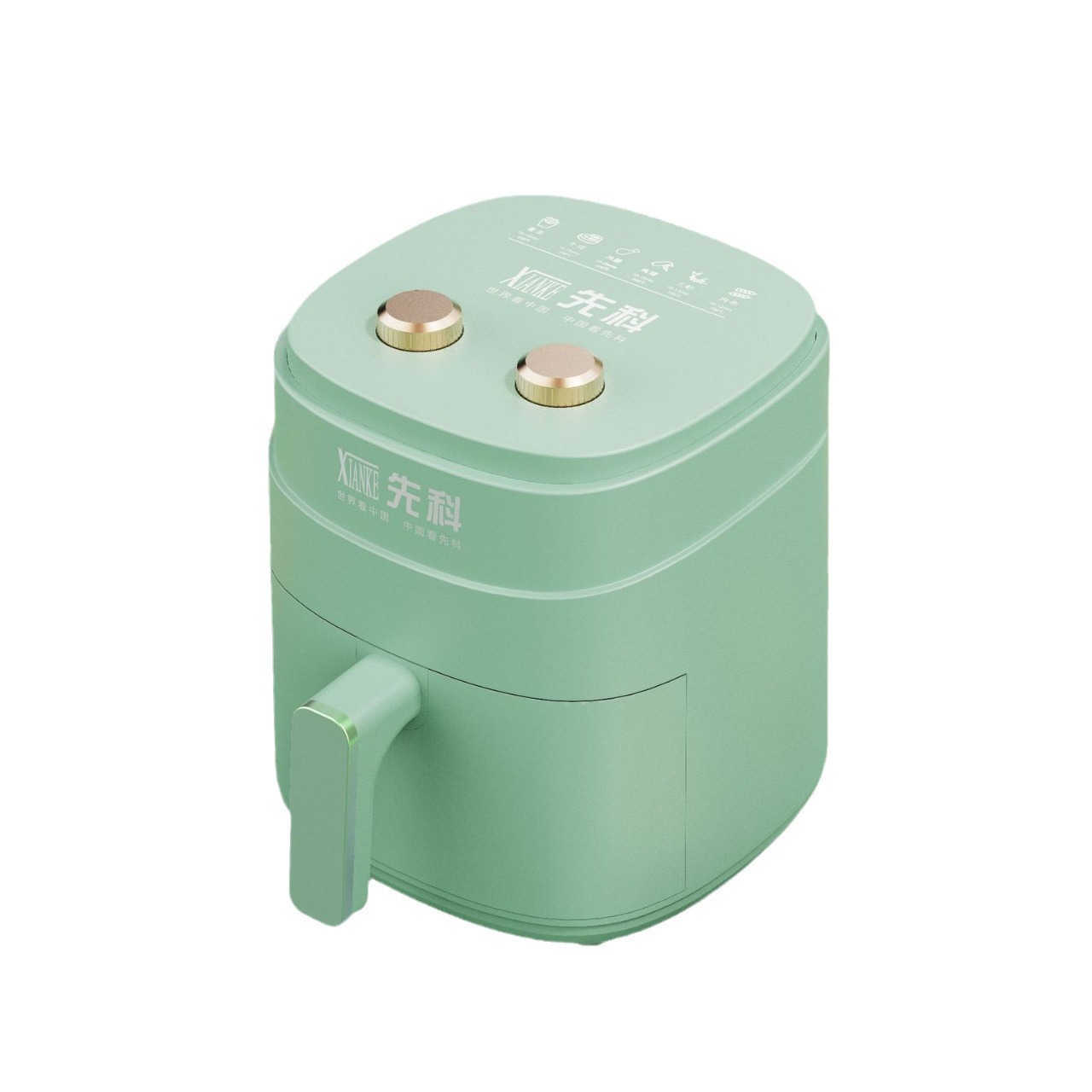 炸篮炸网/空气炸锅电炸锅/油炸锅/空气炸锅白底实物图