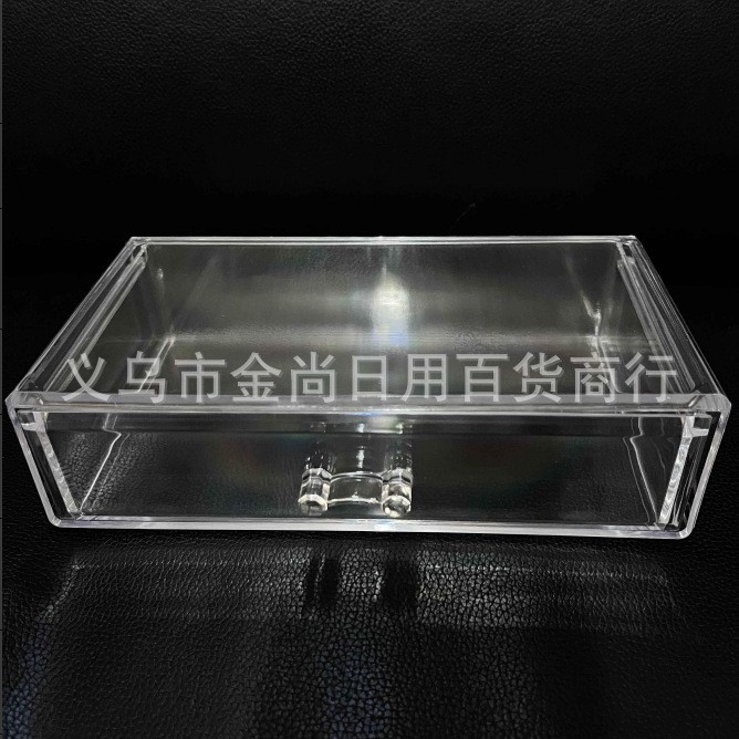 New nail art accessory box, nail polish plastic storage box, lipstick storage box, transparent drawer storage box Specification drawing