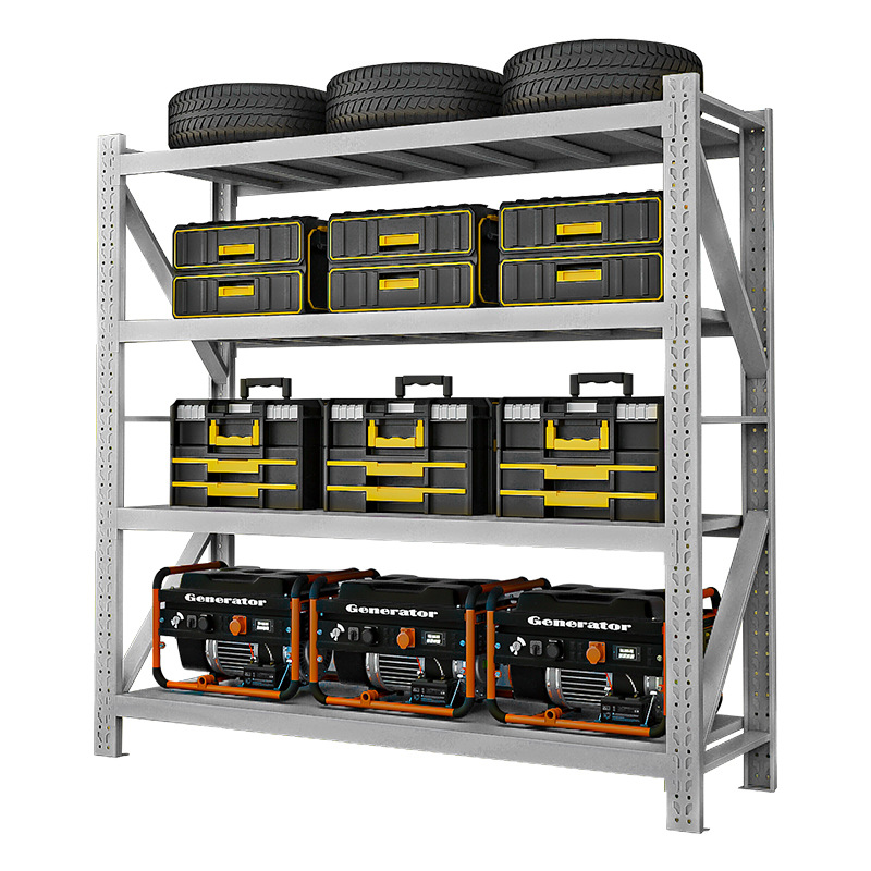 货架加厚仓库白底实物图