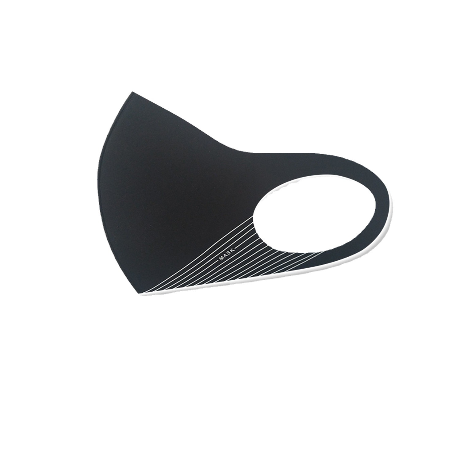 Japanese summer 3d adult independent packaging printed nylon ice silk sun protection mask, UV-blocking and sunshade mask for women Item Picture