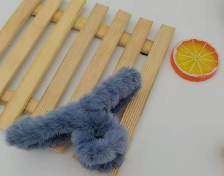 秋冬温柔毛绒发夹网红鲨鱼夹韩版少女毛茸抓夹2020年新款气质发饰详情40