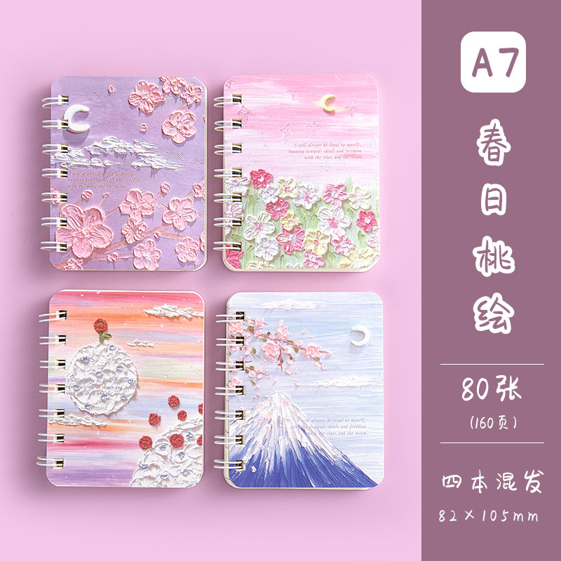 Cartoon A7 coil book 80 hojas details Picture