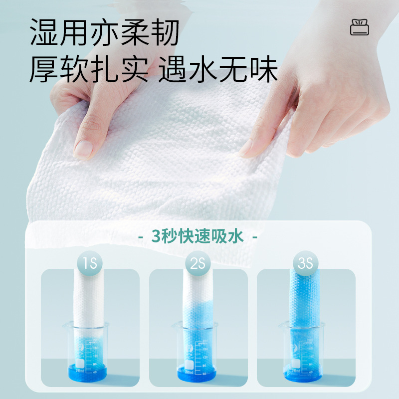 Bodybuilding create research pearl pattern thick face towel dry and wet dual makeup remover towel 100 pieces of makeup cotton soft towel wholesale Specification drawing