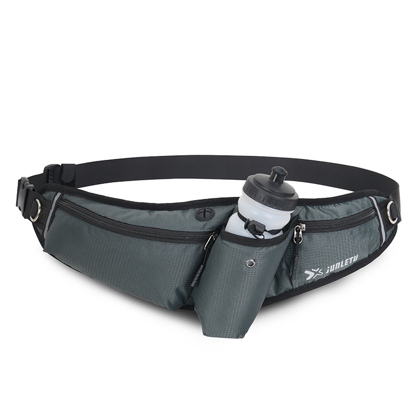 Cross-border large-capacity waterproof running and fitness mobile phone chest bag, multi-functional nylon water bottle waist, outdoor sports waist bag details Picture