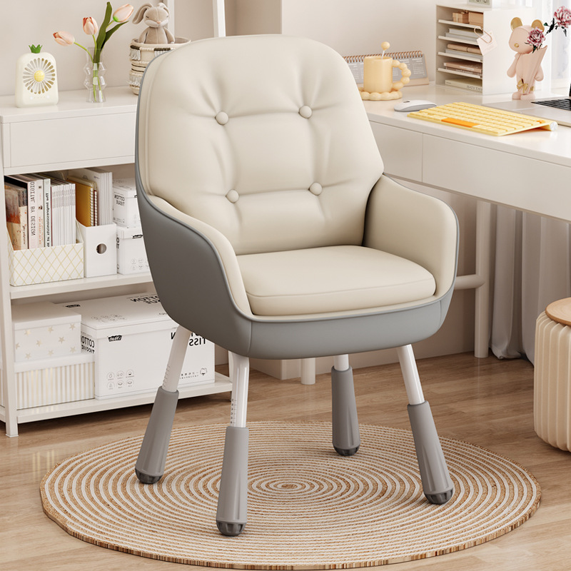 Comfortable study chairs, adjustable backrests, computer chairs, leisure desks and chairs, home office chairs, bedroom makeup chairs details Picture