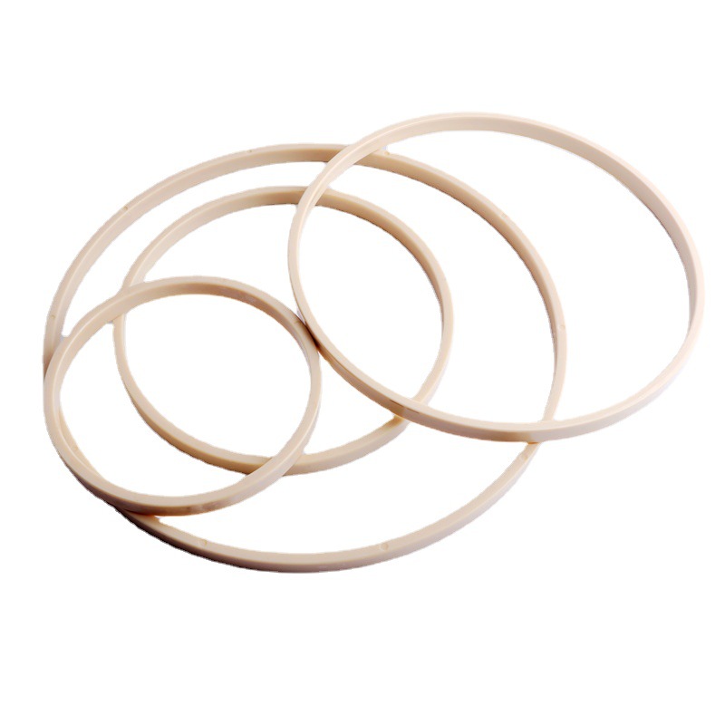 Bamboo imitation handicrafts, semi-finished bamboo ring frames, bamboo accessories, perforated plastic fan frame skeletons, DIY factory direct sales Application Scenario