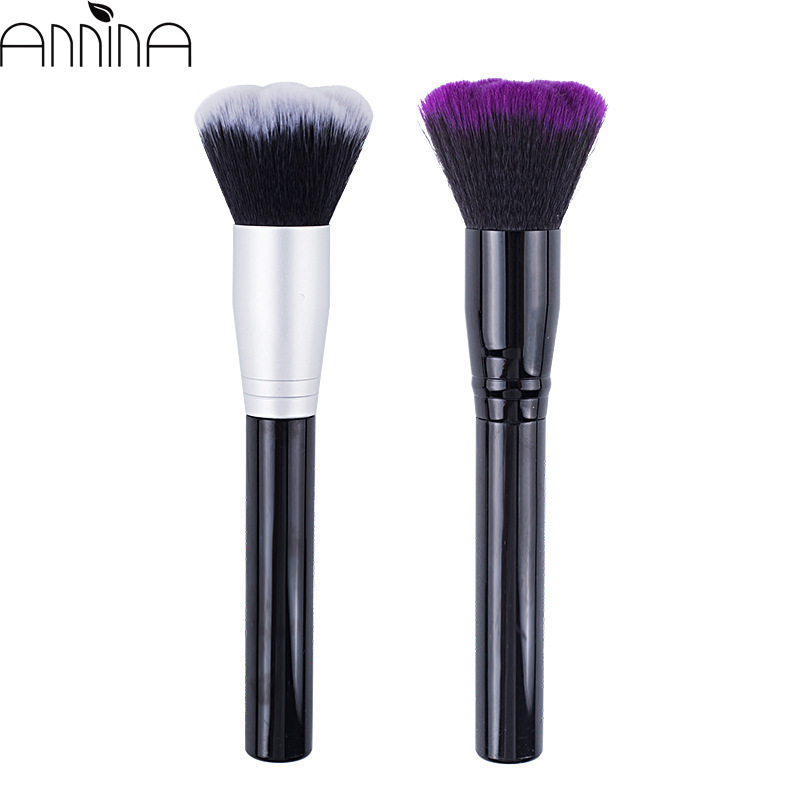 New makeup brush set: Acrylic solid color handle, beauty makeup brush, loose brush, contouring brush, blush brush