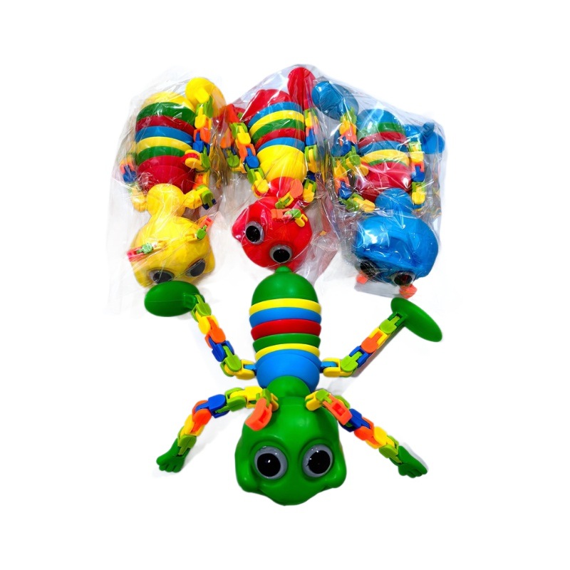 Cross-border bestseller stress-relieving caterpillar toy, mechanical chain ant puzzle toy, antennae can swing freely Item Picture