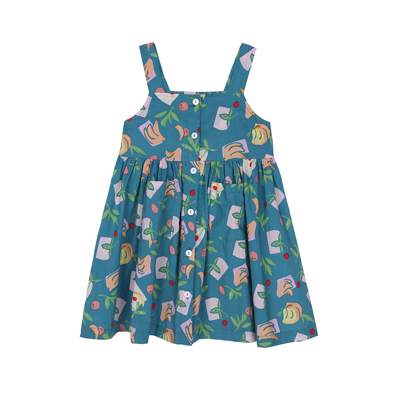 Children's clothing, girls' dresses, summer sleeveless princess dresses, children's halter dresses, children's summer clothing live-streaming supply wholesale Item Picture