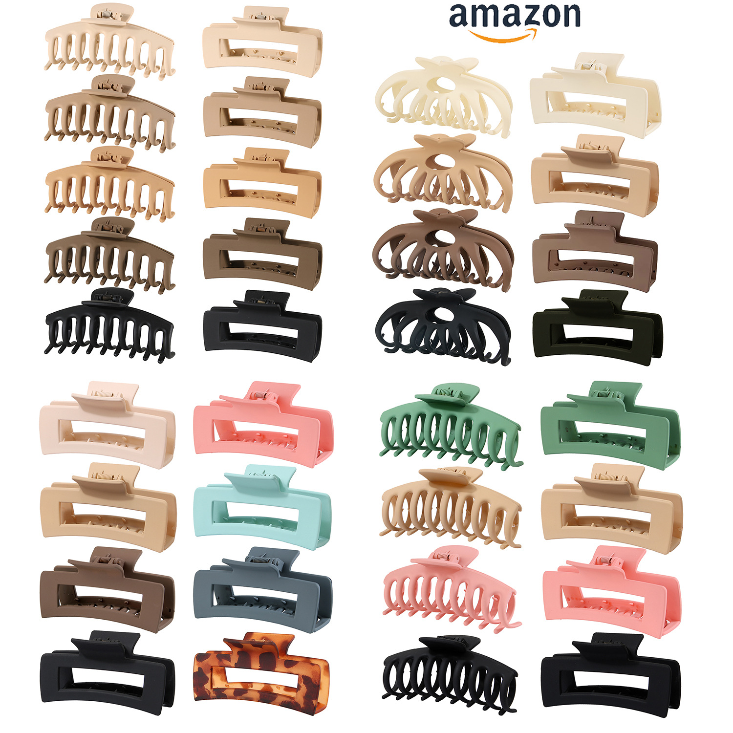 Frosted Finish Hair Claw