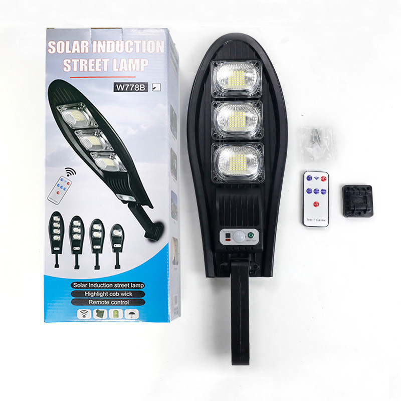 New Solar Street Light Human Sensing Street Light New Rural Outdoor Courtyard Led Integrated Lighting Street Light Item Picture