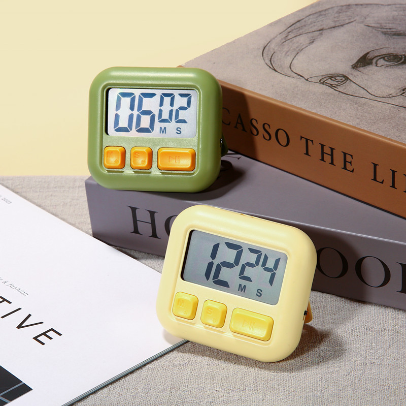 New cube sugar electronic timer, student time manager, kitchen reminder, fitness, dining countdown timer