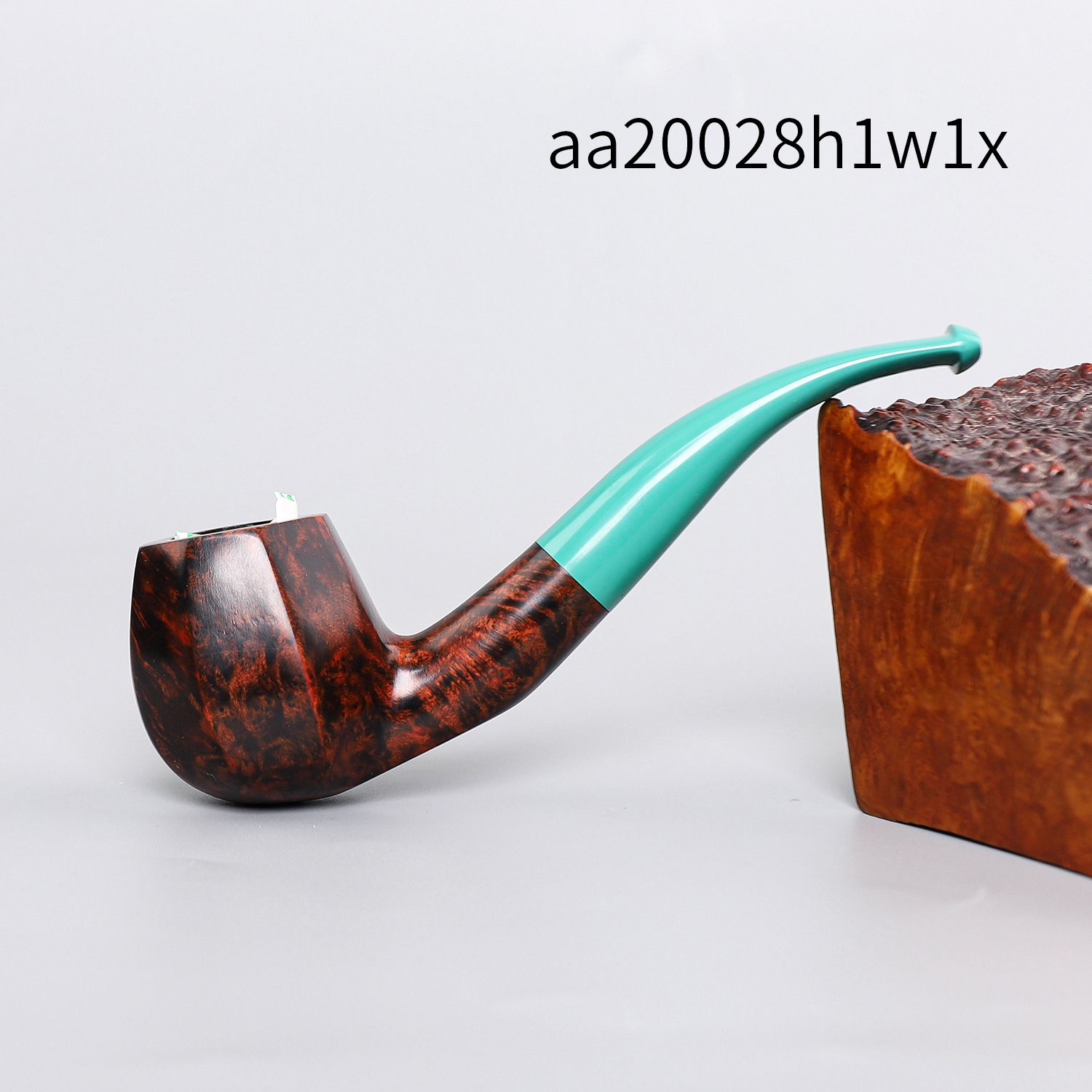 木香石楠木烟斗实木烟斗彩色硫化橡胶烟嘴自由式手工木制烟丝斗