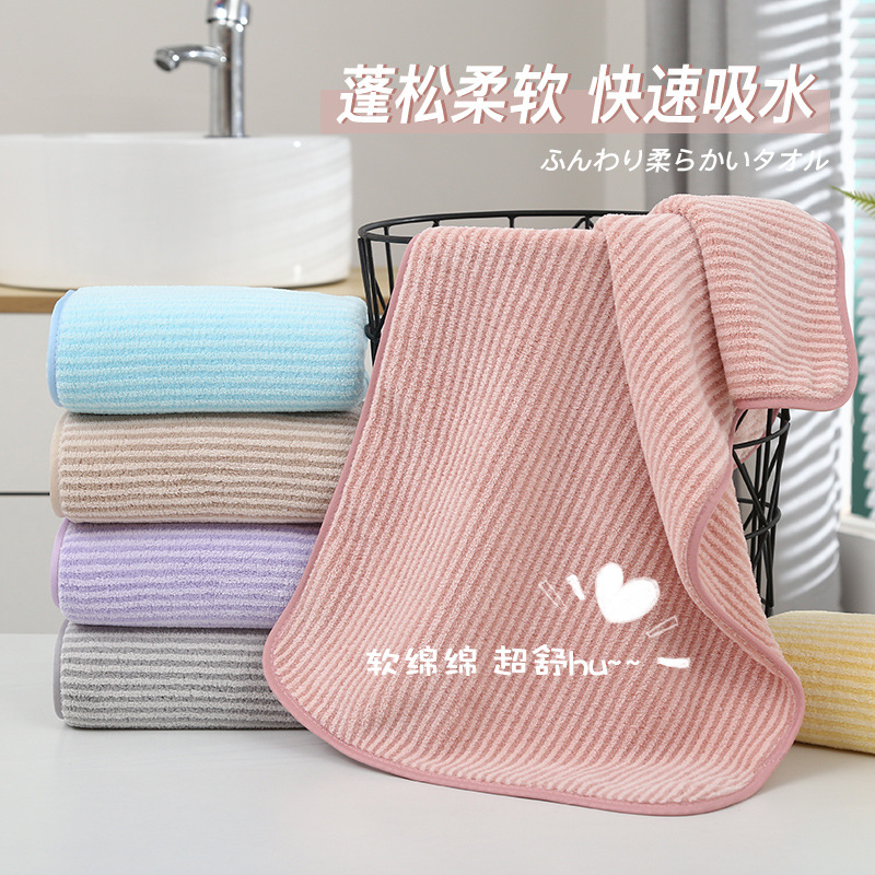 Wholesale Towel Adult Strong Absorbent Thick Couple Face Towel Does Not Drop Hair Home Bath Hands Dry Men And Women Application Scenario