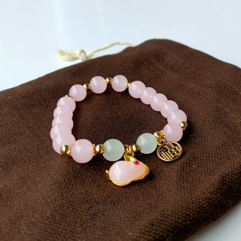 New Yutu Fu beaded bracelet Girl students children gift Valentine's Day gift trinket bracelet Application Scenario