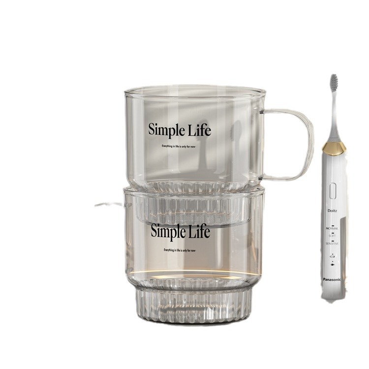 Household toothbrush cylinder, toothpaste, toothbrush, toothware cup, storage cup, light luxury mouthwash cup, brushing cup, washbasin cup Item Picture