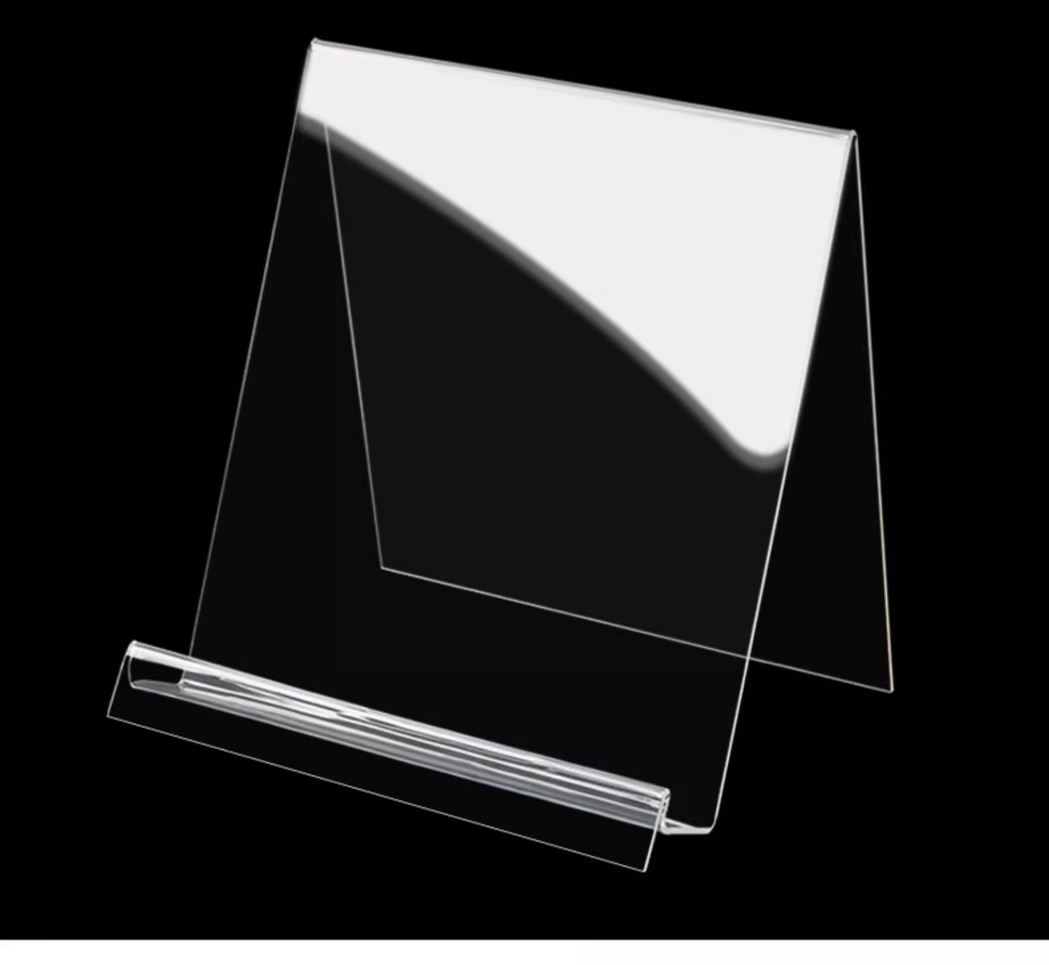 亚克力书架透明书立支架托书店书本展示架斜面书夹阅读架架托批发详情11