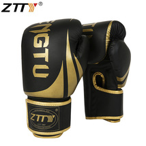ZTTY厂家优惠 跨境供货抗撕裂PU拳击手套 加强减震橡塑内胆拳套