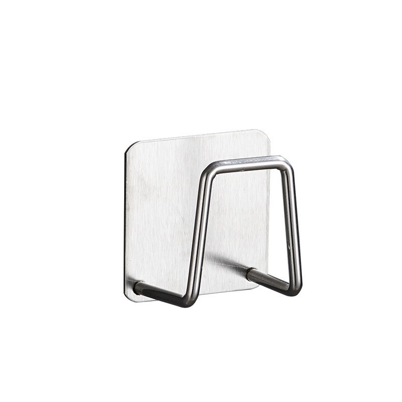 Stainless steel sponge rack sink, kitchen non-perforated sink, steel wool ball rag, sponge draining rack, storage rack Item Picture