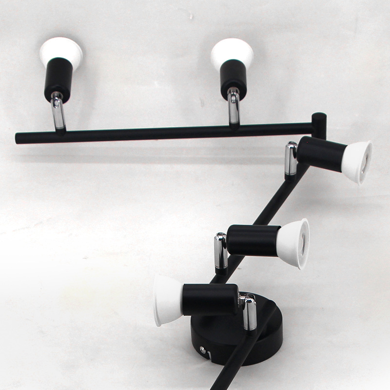 Long 8-head ceiling light LED boom track light Gym clothing store commercial track light long strip track light Specification drawing