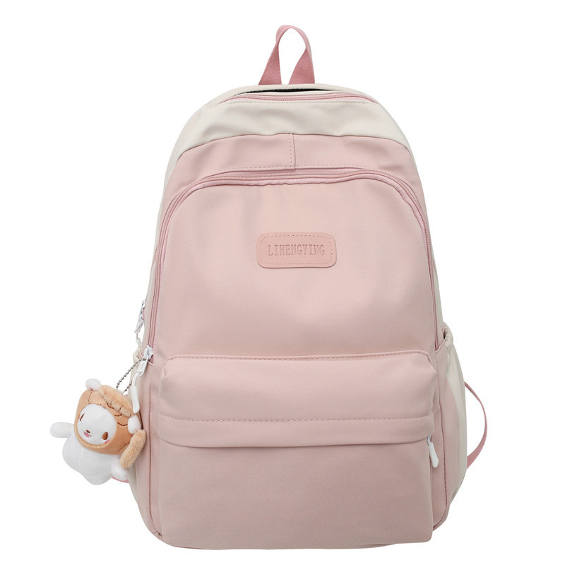 2023 New Small Fresh Schoolbag Female Korean Version Of High School Students Backpack Ins Large Capacity Backpack Item Picture