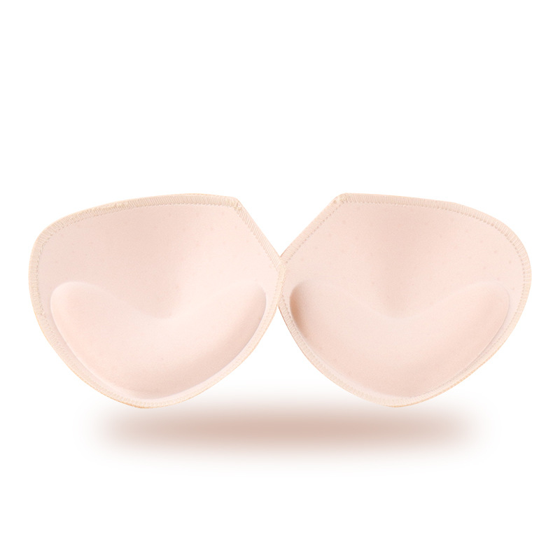 工厂直销文胸插片 内衣模杯胸罩拷边三角加厚按摩层 透气瑜伽胸垫详情5