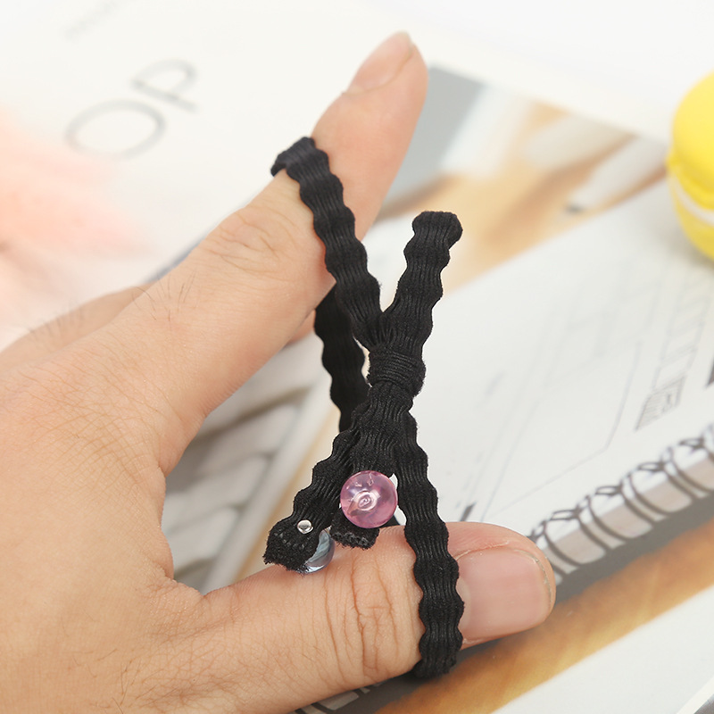 日韩简约个性/发饰/发圈白底实物图