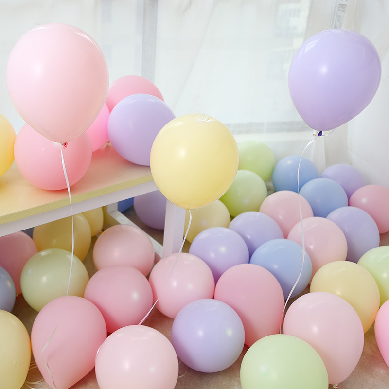圆形加厚5寸10寸12寸18寸婚庆布置生日派对装饰气球批发图